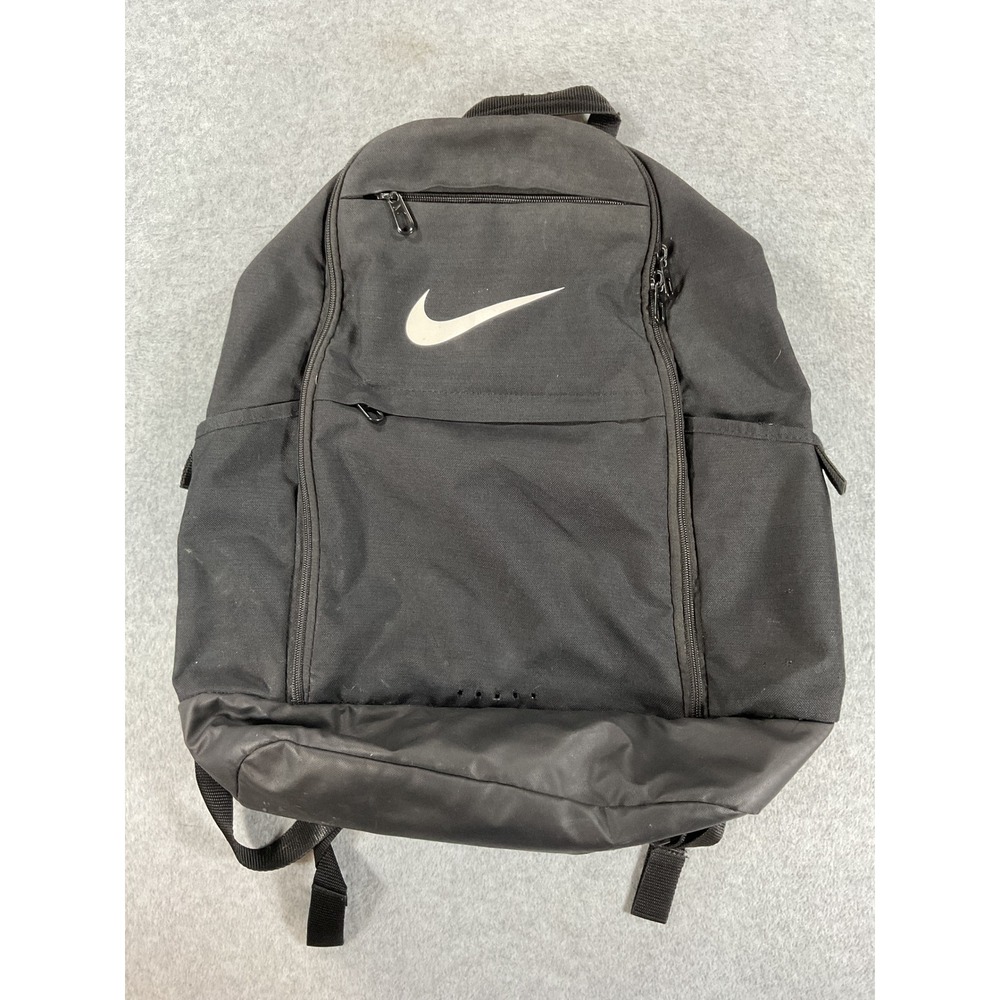 Nike Classic North Backpack Black White Swoosh School Sports Bag BA4863-001